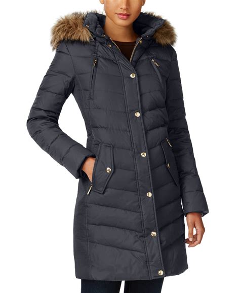 michael kors womens winter coats|michael kors women's down coat.